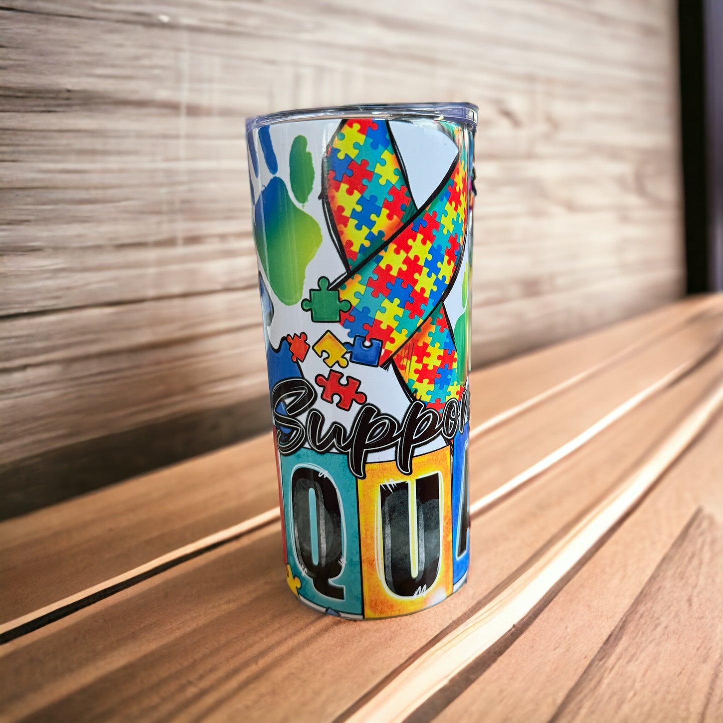 16oz Autism Squad Tumbler