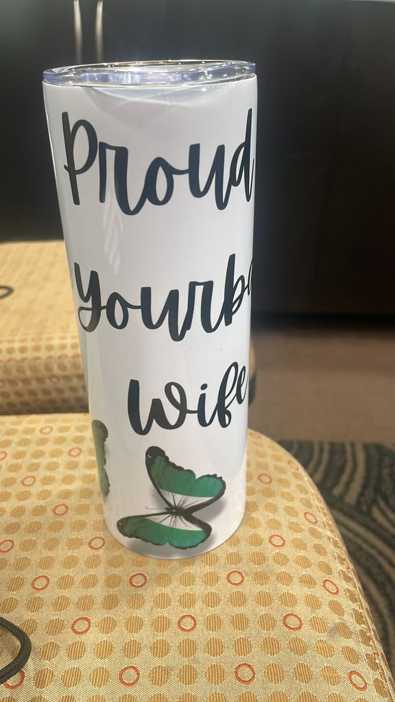 20 oz Yourba wife tumbler